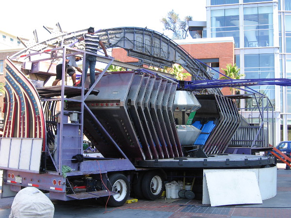 It appears to me Comic-Con fans will be able to take a wild spin in a time machine in this Timeless amusement ride.