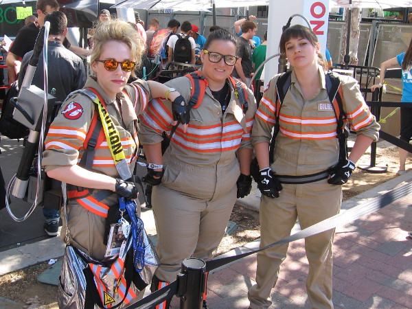 Ghostbusters cosplay at San Diego Comic-Con.