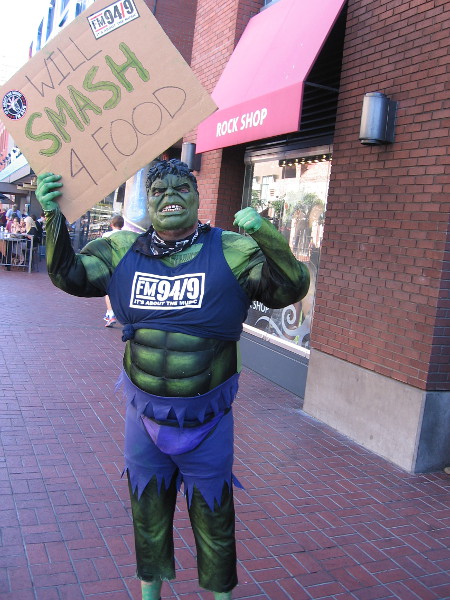 Hulk must be hungry, because now he'll smash for food!