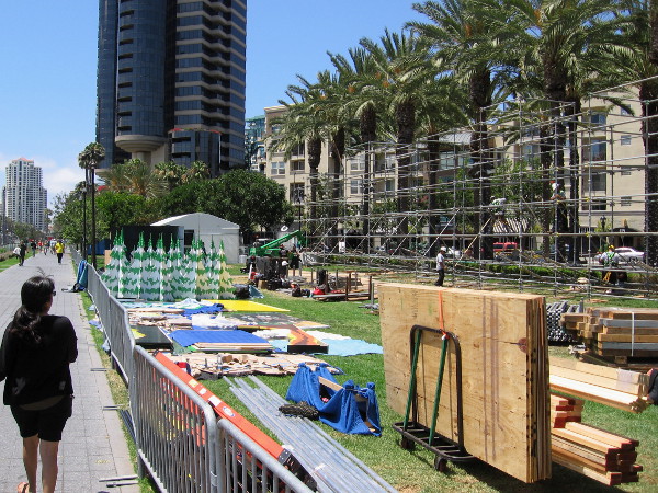 Lastly, I spotted a cool venue going up where the Assassin's Creed obstacle course was the last couple years. This is going to be South Park 20 Interactive Fan Experience!