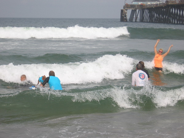 Those are awfully big breakers! Only the most talented and fearless dogs will master this tough competition.