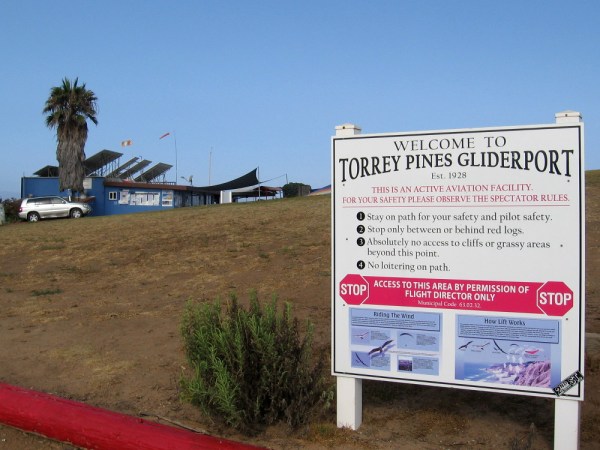 The Torrey Pines Gliderport was established in 1928 and is an active aviation facility. It is also a favorite place to enjoy incredible natural scenery and perhaps get a bite to eat.