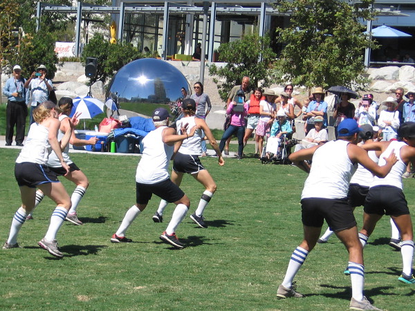 A fun performance at Fault Line Park in San Diego's East Village during 2016 Trolley Dances!
