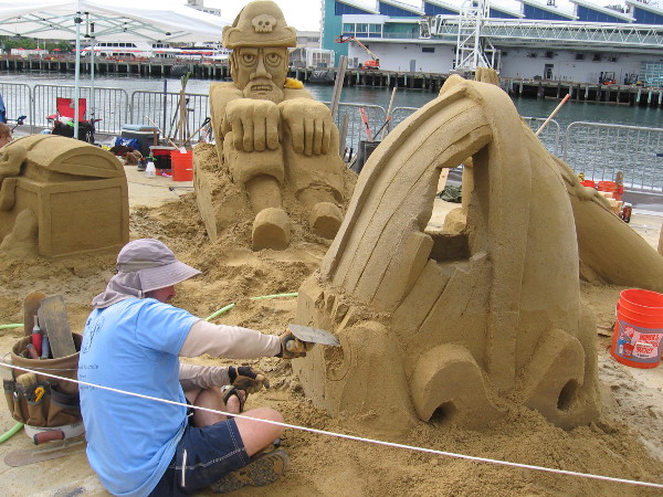 And that team is called The Sand Squirrels. The title of this cool art is The Captain's Tale.