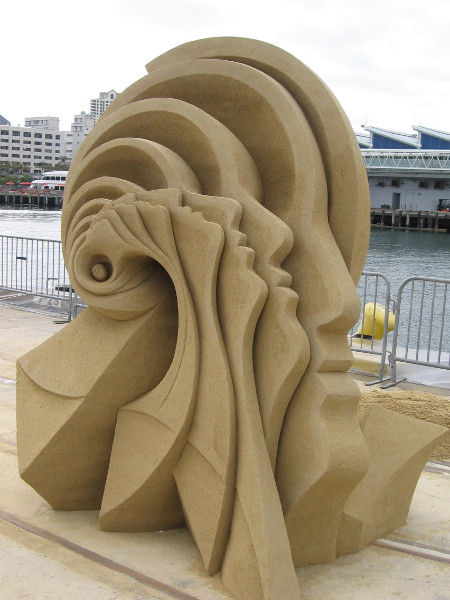 Alpha Waves photographed from a different angle. The layered sand art is truly amazing.