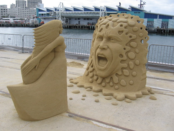 Yell, by world sand master Benjamin Probanza of Mexico City.