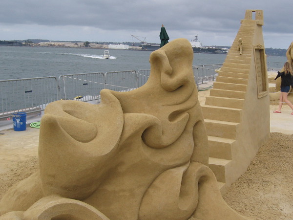 The Man Who Wasn't There, by world sand master Rusty Croft of Carmel, California.