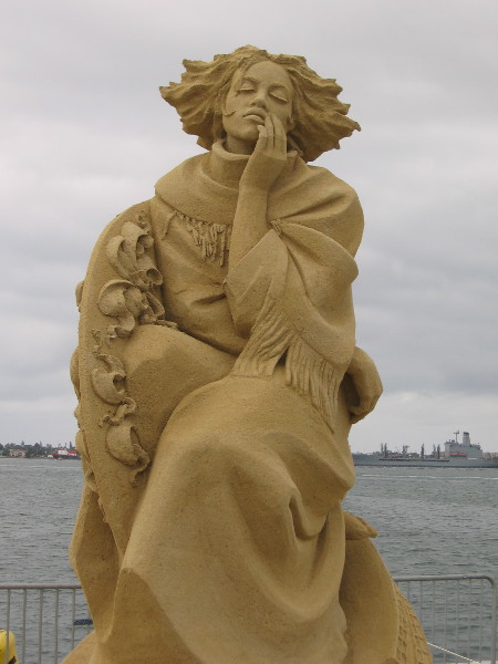 Proof that sand sculptures can sometimes be classified as fine art.