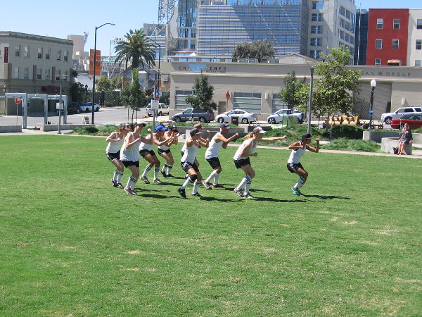 These baseball players are also dancers!