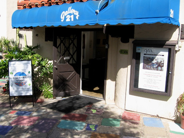 Gallery 21 in Balboa Park's Spanish Village features a special environmental exhibit called Sustainability Studio!