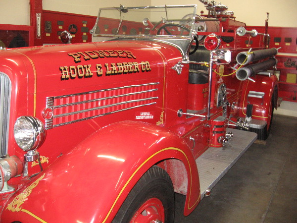 The San Diego Firehouse Museum was founded in 1962 and is operated by the nonprofit Pioneer Hook and Ladder Company.