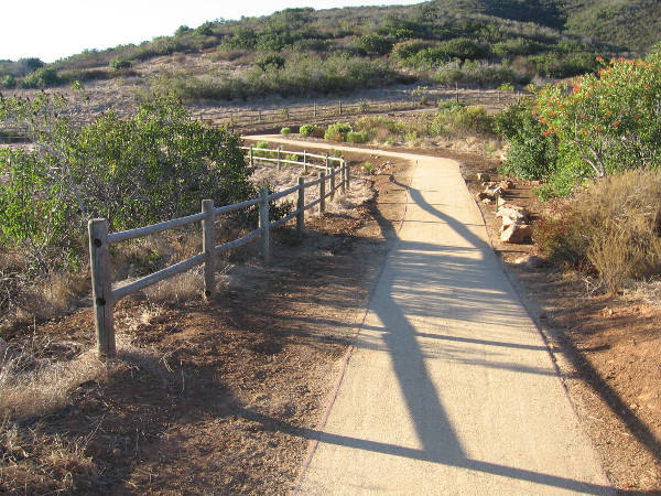 Another section of the relatively level Trail For All People. The easy loop is ideal for the mobility challenged and families with small children. On warm days, bring water!