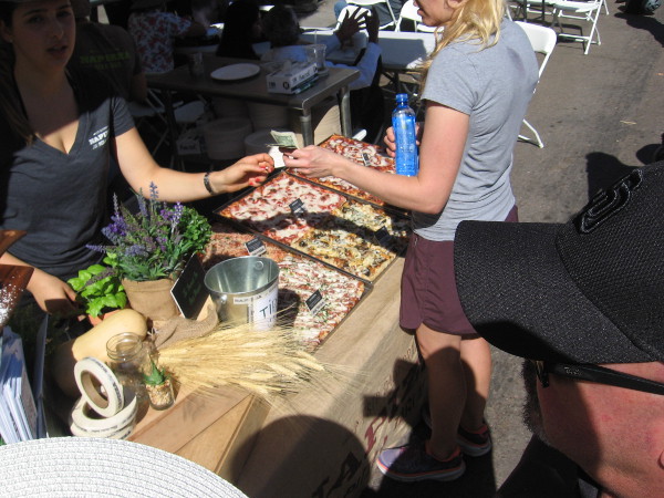Of course, lots of pizza, pasta and other Italian food could be found up and down India Street.