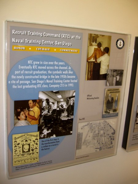 NTC grew in size over the years, expanding across the boat channel. A march over Nimitz Bridge was a rite of passage. (I blogged recently that a new public park will be opening east of the channel.)