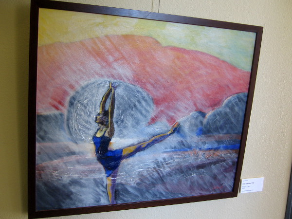 Blue Ballerina, a painting by Jori Owens.
