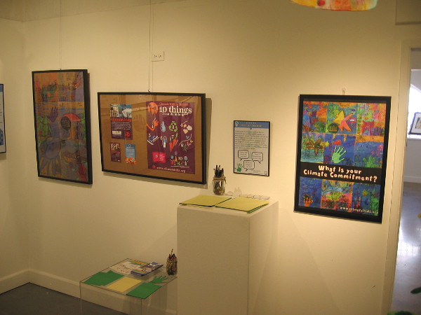 Signs and posters in the special exhibit raise awareness about various important environmental issues. Kids are provided with fun activities that promote activism and conservation.