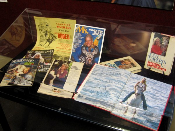 Joan Embery is a San Diego legend loved by many around the world. She has appeared on numerous book covers, magazines and television shows.