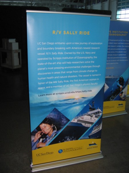 UC San Diego embarks upon a new journey of exploration and boundary breaking with America's newest research vessel RV Sally Ride. Sally Ride was the first American woman in space.