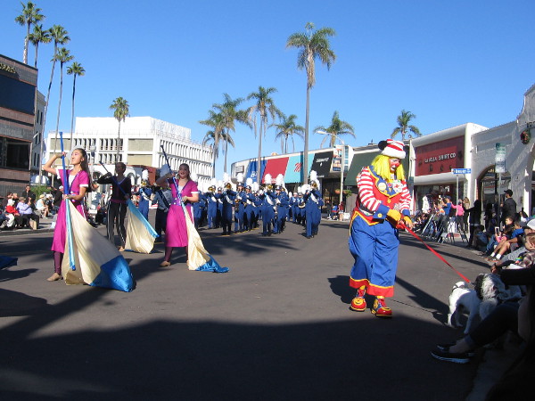 A merry sight along the La Jolla Christmas Parade route!