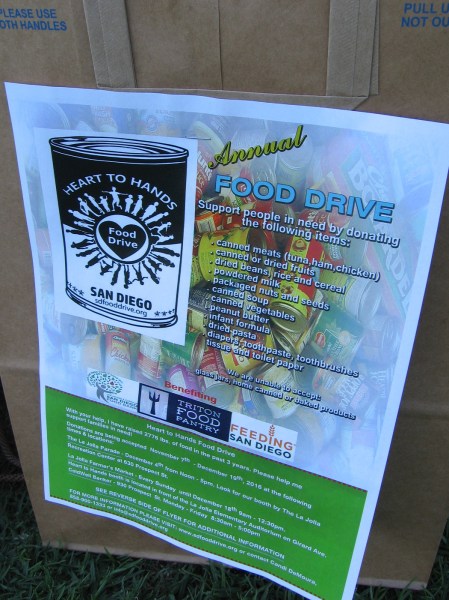 Heart to Hands Food Drive San Diego supports people in need. You can help! Visit the website to learn how! (Click this image to read the flyer.)