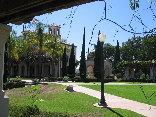 You'll likely find solitude in the beautiful Administrative Courtyard in Balboa Park.