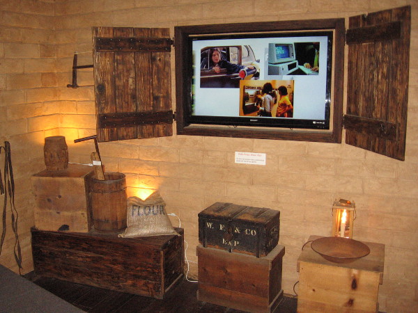 A museum recreation of the Vallecito Stage Station, a stop on the Overland Mail Company's southern route, 1858-1861. Thick adobe walls provided relief from desert heat.