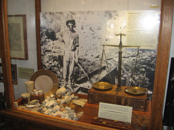 Gold was discovered at Julian in San Diego's mountains, triggering a small rush into the area.