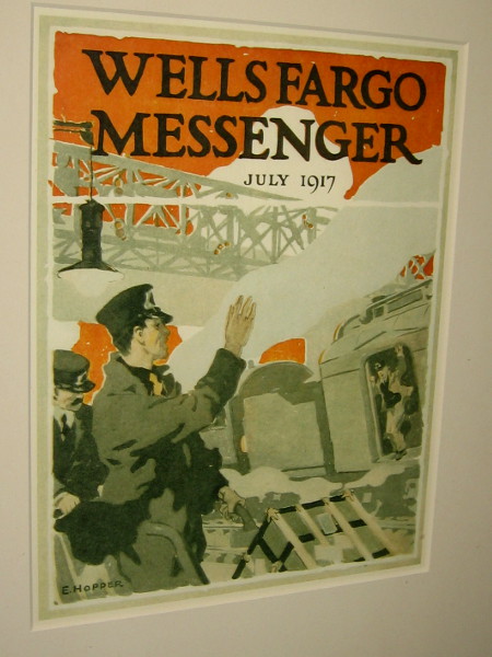 Cover of the Wells Fargo Messenger, dated July 1917.