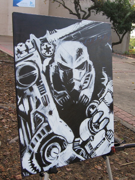 Check out this Star Wars-inspired artwork. Looks pretty amazing to me!