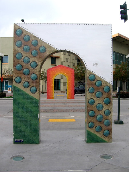 Fun photo of one arch within another.