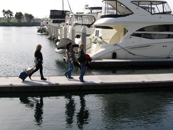 These guys must own a boat docked at the Marriott Marina.