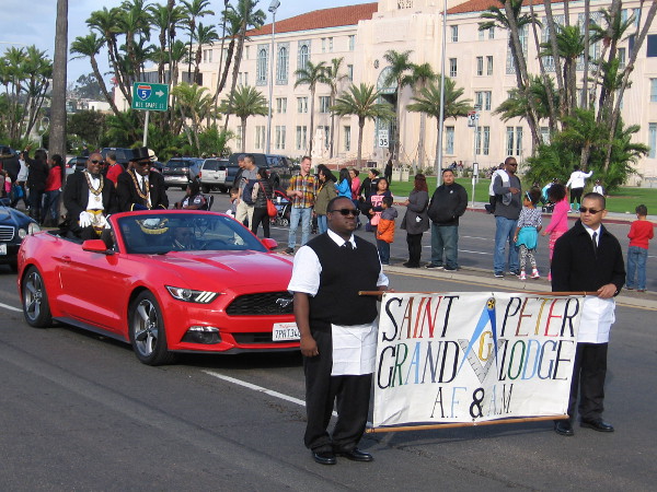 Here comes the Saint Peter Grand Lodge!