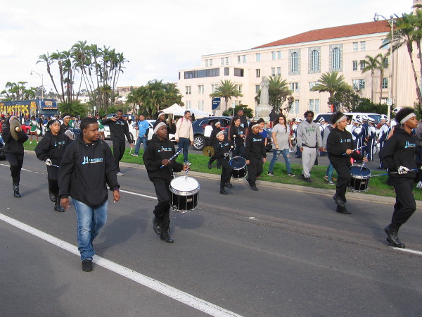 Here come some drummers!