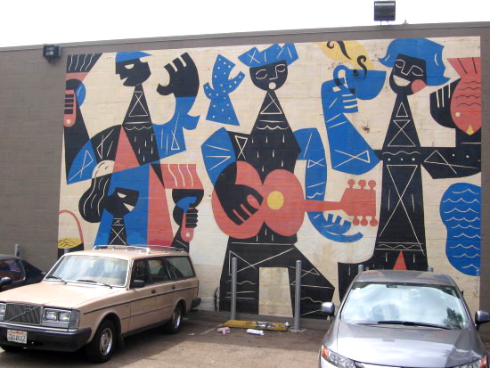 Joy of Urban Living mural by Rafael Lopez.