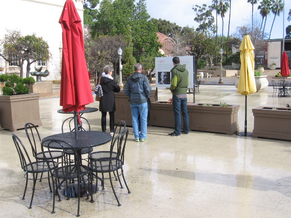 The Plaza de Panama might be wet, but people find tranquility and many wonders in the park.