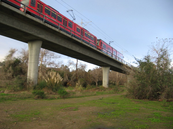 No worries about flooding for the trolley--at least right here!