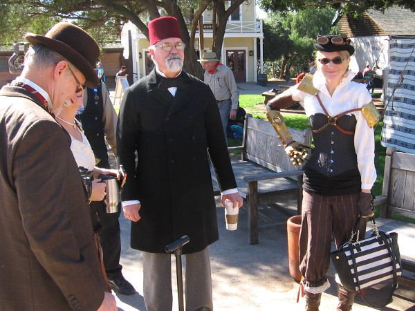 A fez and a golden arm. These guys should be in some sort of cool adventure movie!