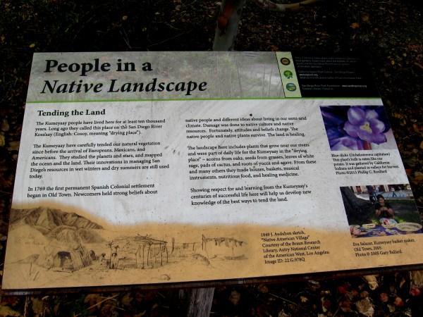 The Kumeyaay people have lived here for at least ten thousand years. Their innovations in managing San Diego's resources in wet winters and dry summers are still used today.