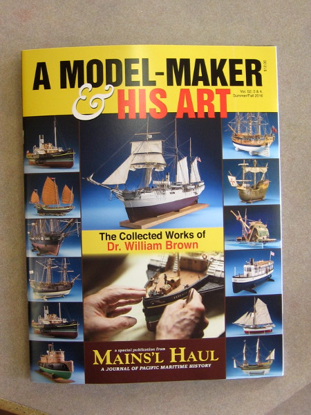 A Model-Maker and His Art. The collected works of Dr. William Brown. Any serious model ship maker, collector or hobbyist must have this fine publication.