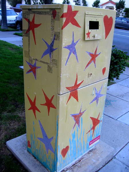 Lots of stars and some hearts.