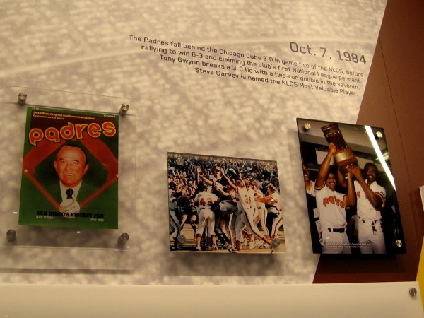 Memories from the 1984 season. I was a young man, who was very excited watching the Padres defeat the Chicago Cubs to win the National League pennant.