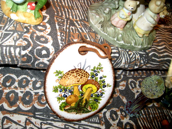 I do know that much of the art displayed at the mushroom show was quite tasty!