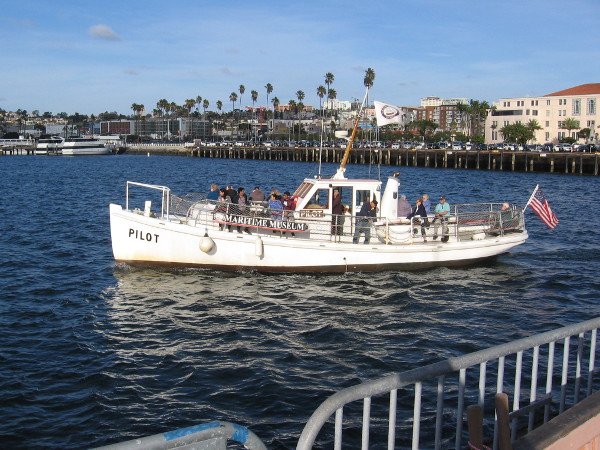 While I linger at the museum and check out lots of cool nautical stuff, the Pilot takes off on another fun tour. Should you visit San Diego, I recommend buying a ticket!