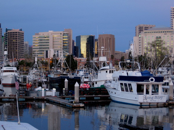 A magical moment at sunset in Tuna Harbor.
