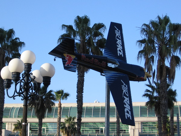 A cool airplane of the type San Diego will see in two weeks at the Red Bull Air Race above San Diego Bay.