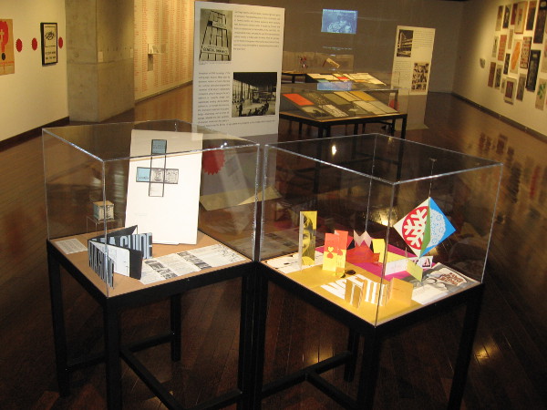 A special exhibit at the public library in downtown San Diego showcases modern graphic design from the mid-twentieth century.