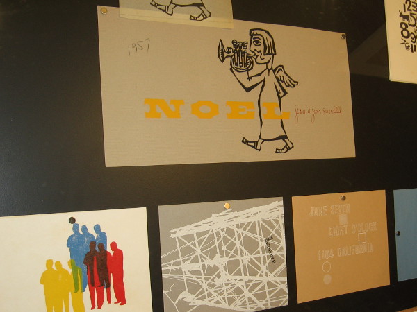 More examples of graphic design from this sometimes overlooked period. Many artists produced their own printed material.