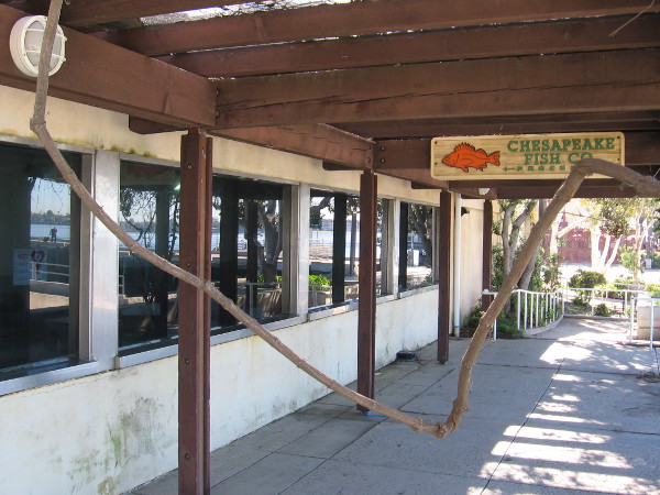 If you see this sign just north of Seaport Village, take a look into the big window. Workers inside might be cleaning fish caught off San Diego!