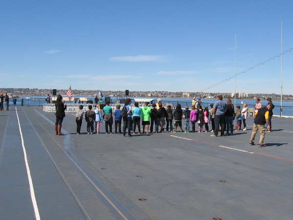 I noticed some school kids learning about the Midway from a docent.