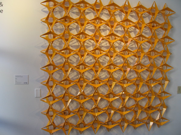 Morocco, by artist Christopher Puzio, 2015. This piece hangs on a wall just inside the Art Gallery's front door.